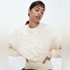 Zara Cable Knit Sweater